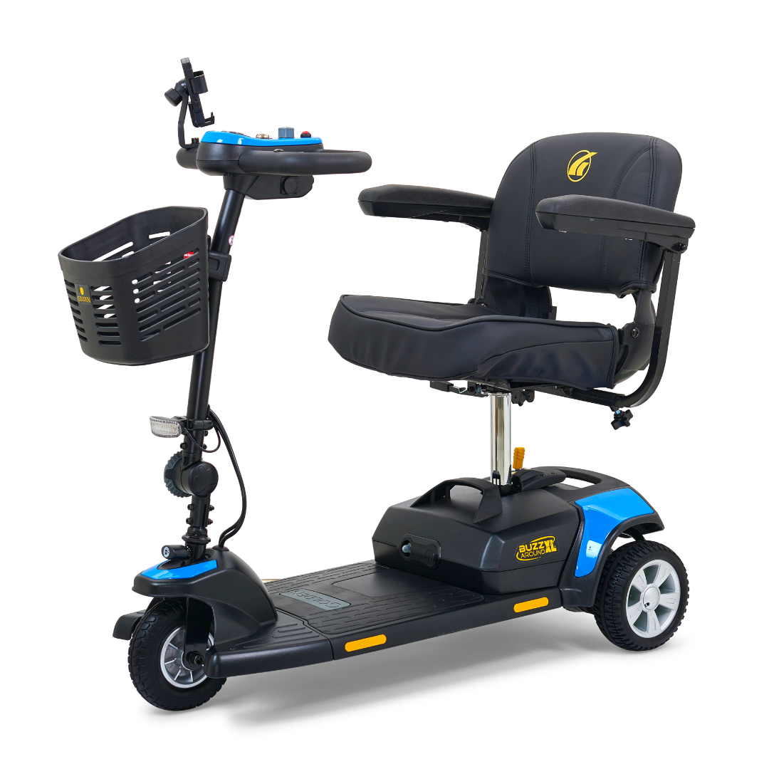 Golden Tech Buzzaround XL 3-Wheel Mobility Scooter - Senior.com Mobility Scooters